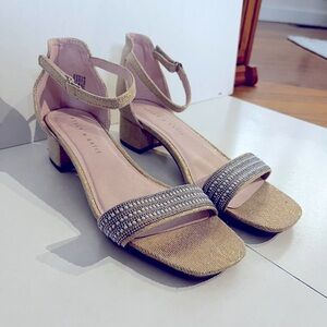 Kelly and Katie Gold Wedding Heels